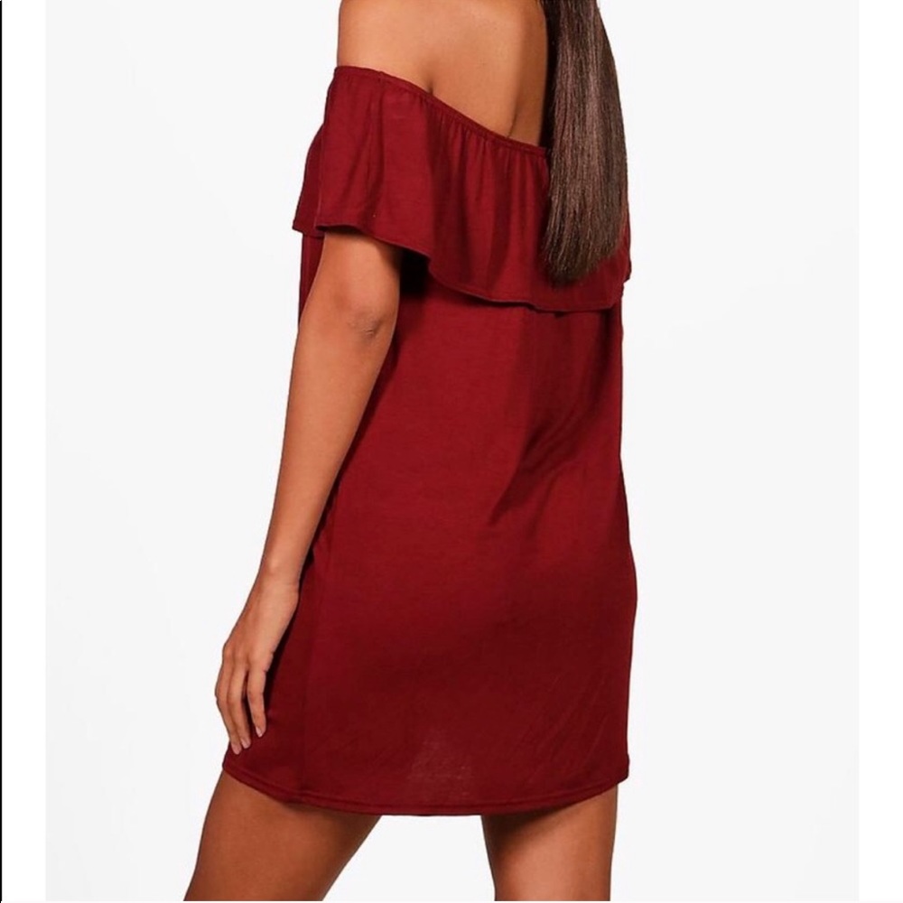 NWT Jersey Off the shoulder Swing Dress